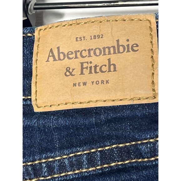 Abercrombie & Fitch High Rise Distressed Cutoff Jean Shorts Women’s 0 (25) - Picture 13 of 13